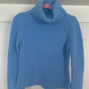 Baby Blue French Connection Turtleneck Sweater